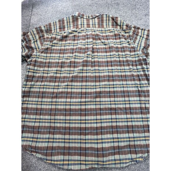 Ralph Lauren Men’s Shirt 3XLT Madras Plaid Classic Fit Button Down S/S Big Tall - Picture 11 of 16